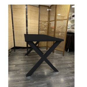 Mesa Camilla Forja Negra en forma de X